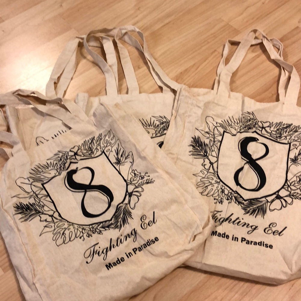 Fighting Eel totes (set of 3)